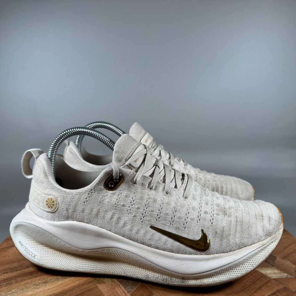 Nike React Infinity Run‎ Flyknit 3 Women's White Running Shoes Sz 9